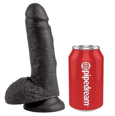 Dildo Realistico con Testicoli Naturali - King Cock senza lattice